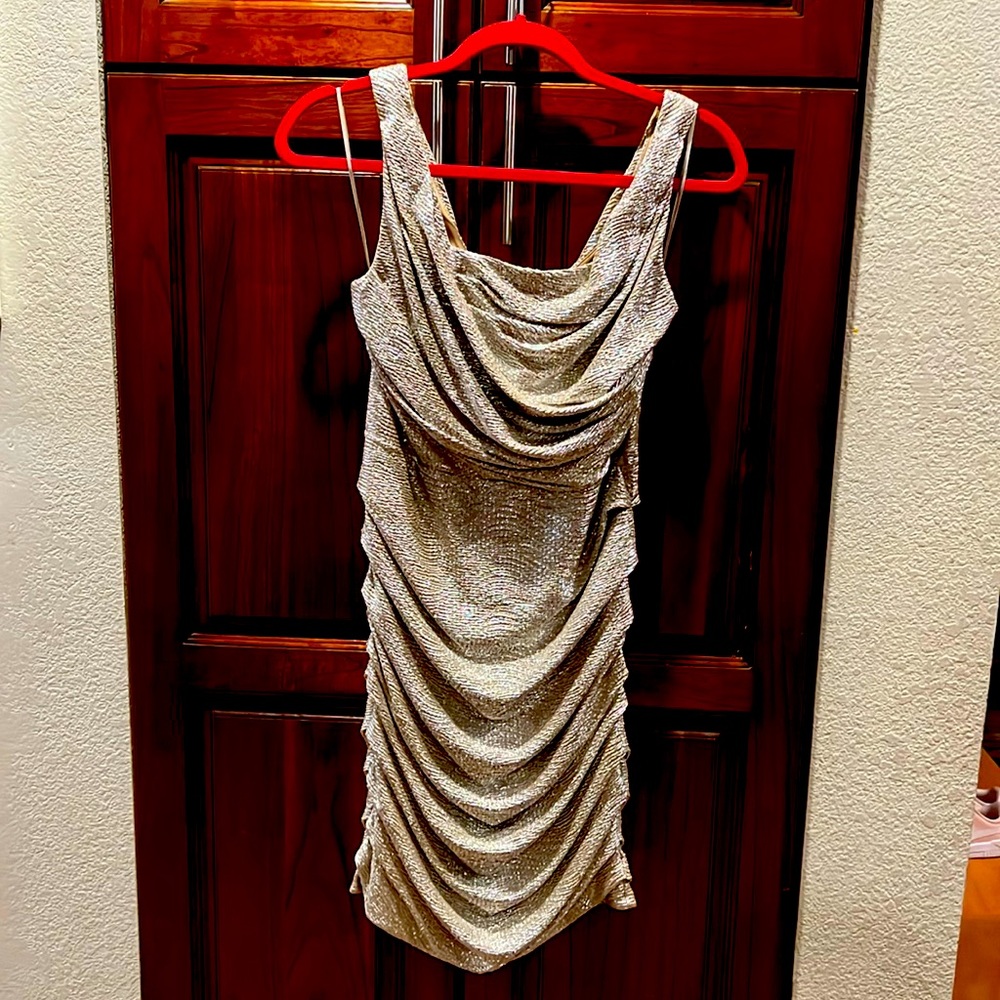 Silver/Gold Women’s dress Size 8 from Express